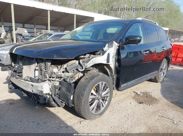 5N1DR2MN3HC624728 2017 NISSAN PATHFINDER Black Vista tres cuartos delantera izquierda