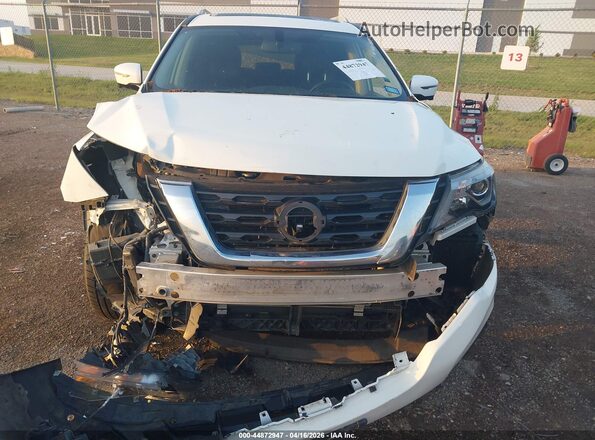 5N1DR2MN4HC611163 2017 NISSAN PATHFINDER Белый Вид щитка приборов
