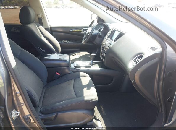 5N1DR2MN4JC611606 2018 NISSAN PATHFINDER Gray Front interior view