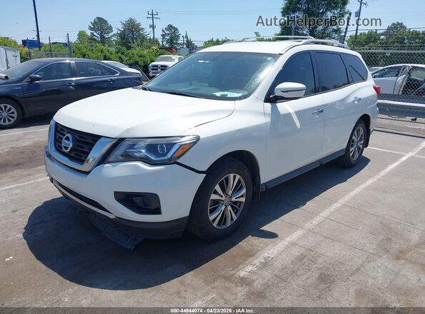 5N1DR2MN5KC646883 2019 NISSAN PATHFINDER Белый Передняя левая четверть