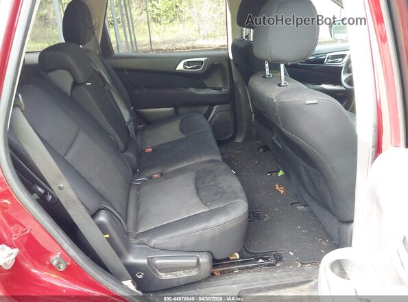 5N1DR2MN6HC673809 2017 NISSAN PATHFINDER Красный Вид наклейки с VIN-кодом