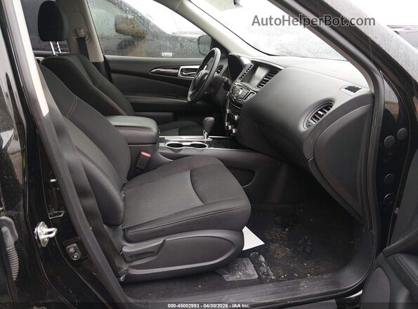 5N1DR2MN6KC651512 2019 NISSAN PATHFINDER Черный Вид салона спереди