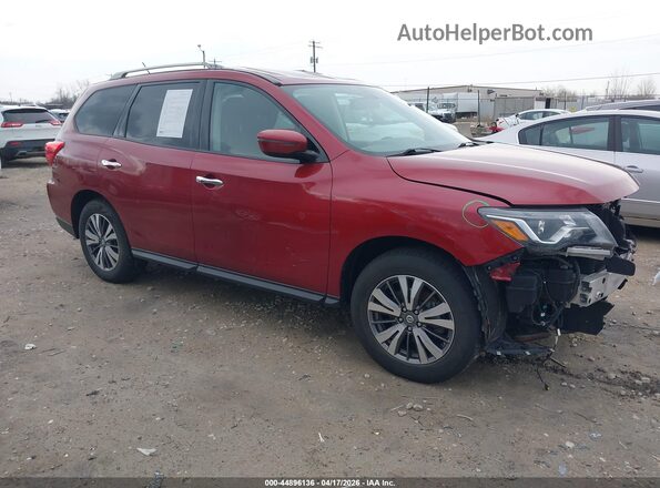 5N1DR2MN7HC673902 2017 NISSAN PATHFINDER Red Передня права чверть
