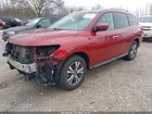 2017 Nissan Pathfinder Sv Red vin: 5N1DR2MN7HC673902