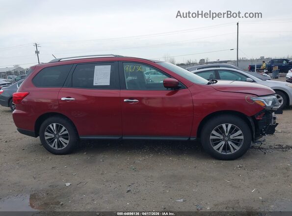 5N1DR2MN7HC673902 2017 NISSAN PATHFINDER Red Панорамний вид салону 360°