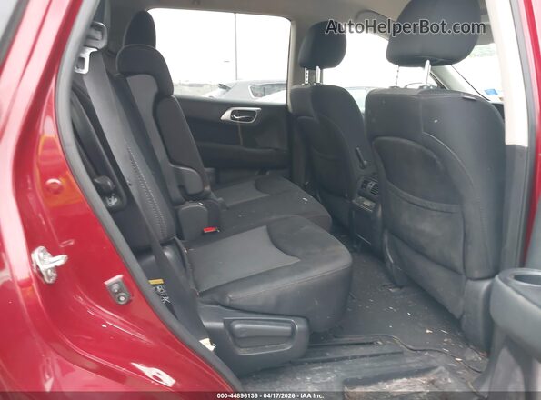 5N1DR2MN7HC673902 2017 NISSAN PATHFINDER Red Вид наклейки з VIN-кодом