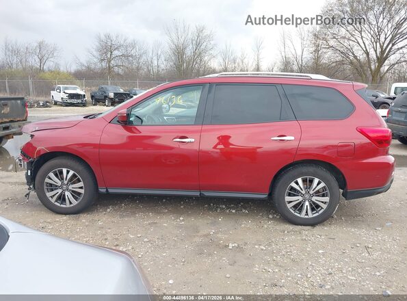 5N1DR2MN7HC673902 2017 NISSAN PATHFINDER Red 