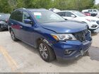 2018 Nissan Pathfinder Sl Blue vin: 5N1DR2MN7JC603130