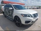 2019 Nissan Pathfinder Platinum White vin: 5N1DR2MN7KC632841