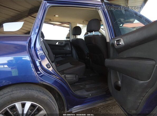 5N1DR2MN8HC665405 2017 NISSAN PATHFINDER Blue Вид наклейки з VIN-кодом