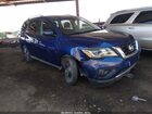 2017 Nissan Pathfinder Sv Blue vin: 5N1DR2MN8HC665405