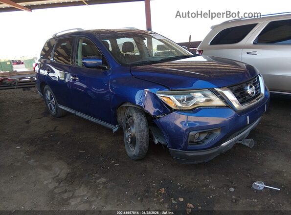 5N1DR2MN8HC665405 2017 NISSAN PATHFINDER Blue Вид спереду