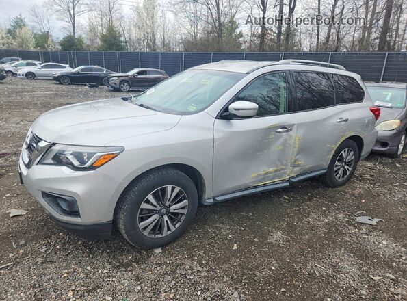 5N1DR2MN9HC673576 2017 NISSAN PATHFINDER Серебряный Передняя левая четверть