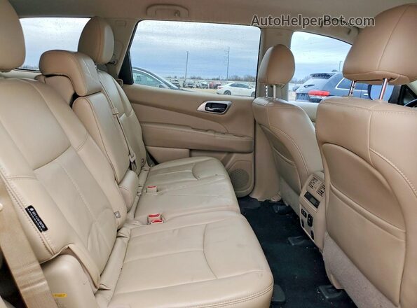 5N1DR2MN9KC629083 2019 NISSAN PATHFINDER Red უკანა სალონის ხედი