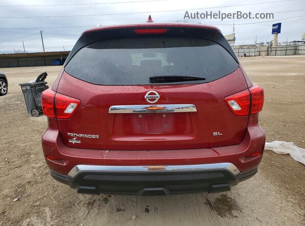 5N1DR2MN9KC629083 2019 NISSAN PATHFINDER Red უკანა ხედი