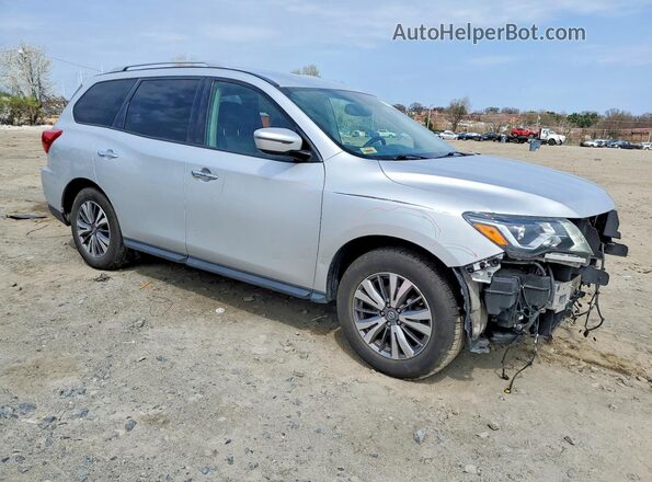 5N1DR2MNXKC617802 2019 NISSAN PATHFINDER Silver Передня права чверть