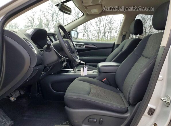 5N1DR2MNXKC617802 2019 NISSAN PATHFINDER Silver Вид салону спереду