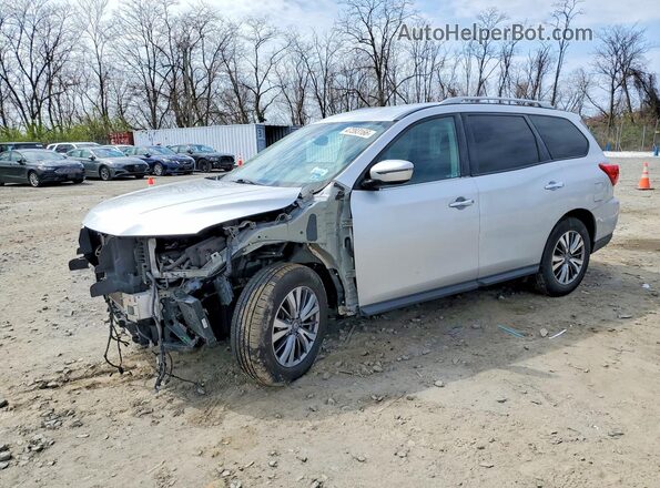 5N1DR2MNXKC617802 2019 NISSAN PATHFINDER Silver Передня ліва чверть