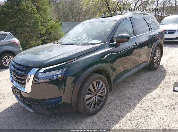 5N1DR3CD8SC223388 2025 NISSAN PATHFINDER Зеленый Передняя левая четверть
