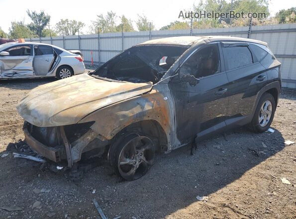 5NMJACAEXNH056080 2022 HYUNDAI TUCSON Black Передня ліва чверть