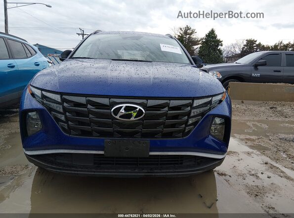 5NMJBCAE4PH174285 2023 HYUNDAI TUCSON Синий Вид щитка приборов