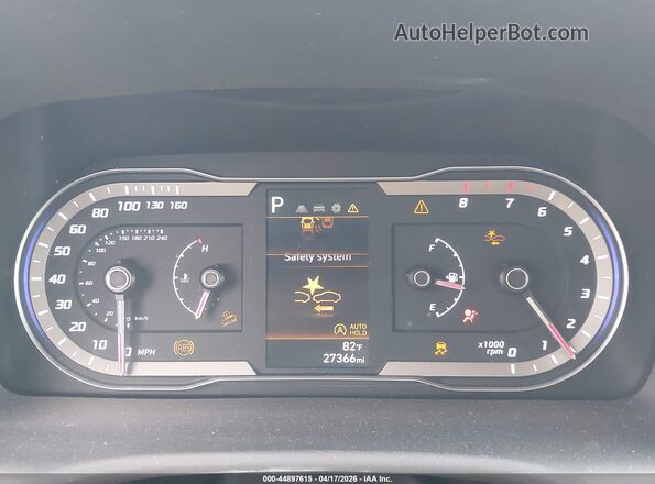 5NMJBCDEXRH411957 2024 HYUNDAI TUCSON Серый Вид задних сидений