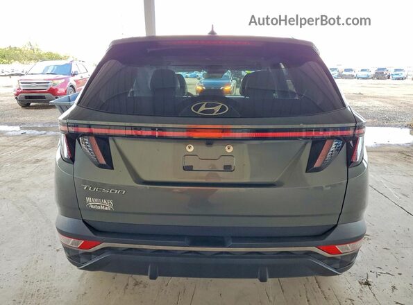 5NMJC3AE4NH096407 2022 HYUNDAI TUCSON Gray Widok z tyłu