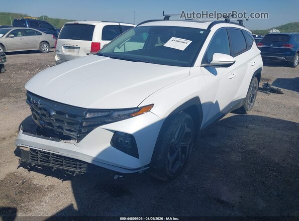 5NMJC3AE5NH158087 2022 HYUNDAI TUCSON Белый Передняя левая четверть