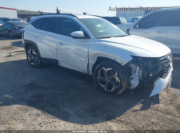5NMJC3AE5NH158087 2022 HYUNDAI TUCSON Белый Передняя правая четверть