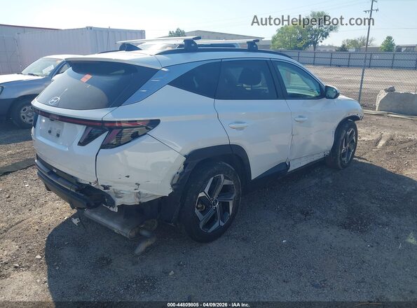 5NMJC3AE5NH158087 2022 HYUNDAI TUCSON Белый Задняя правая четверть