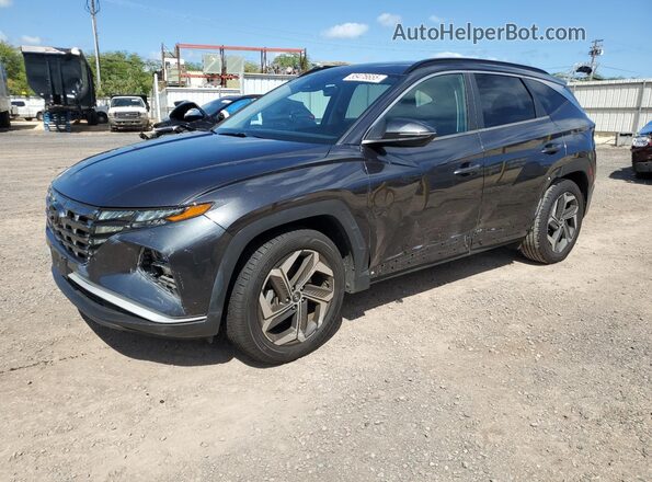 5NMJC3AE6NH012829 2022 HYUNDAI TUCSON Угольный Передняя левая четверть