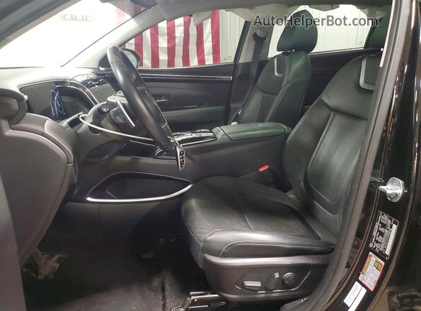 5NMJECAEXNH009698 2022 HYUNDAI TUCSON Черный Вид салона спереди