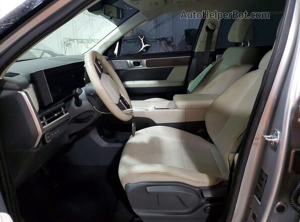 5NMP1DGL3RH027449 2024 HYUNDAI SANTA Silver Front interior view