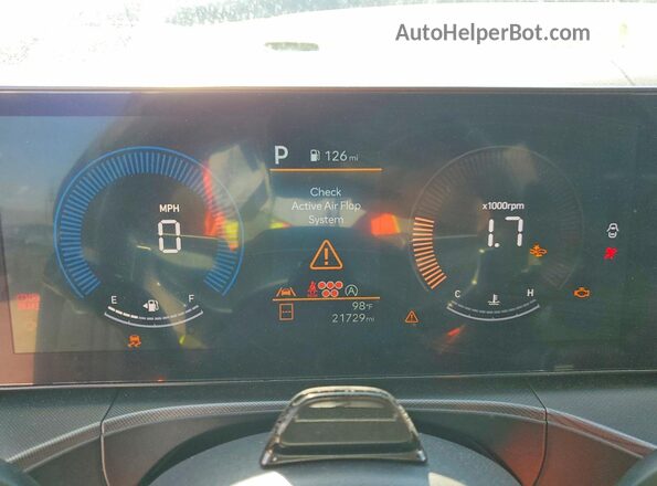 5NMP24GL3SH090196 2025 HYUNDAI SANTA Gray Widok zestawu wskaźników