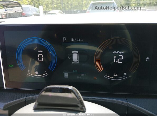 5NMP2DG15RH007280 2024 HYUNDAI SANTA FE HYBRID White Հետևի նստատեղերի տեսք
