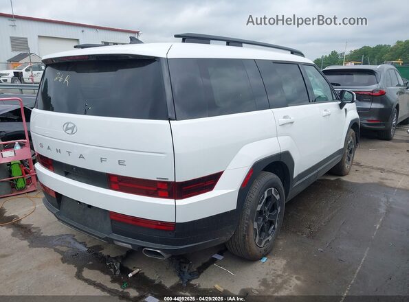 5NMP2DGL4TH155557 2026 HYUNDAI SANTA FE White Задня права чверть