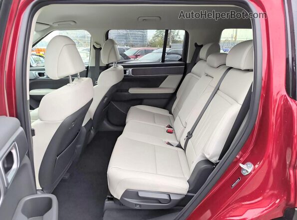 5NMP2DGLXRH036159 2024 HYUNDAI SANTA Burgundy Widok komory silnika