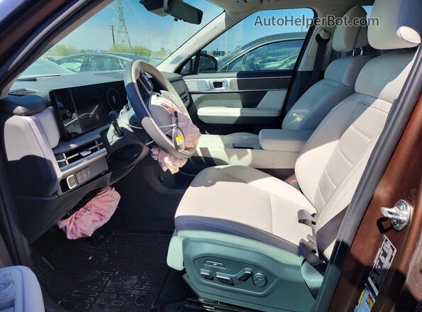 5NMP54GL1RH067517 2024 HYUNDAI SANTA FE CALLIGRAPHY Brown Vista interior delantera