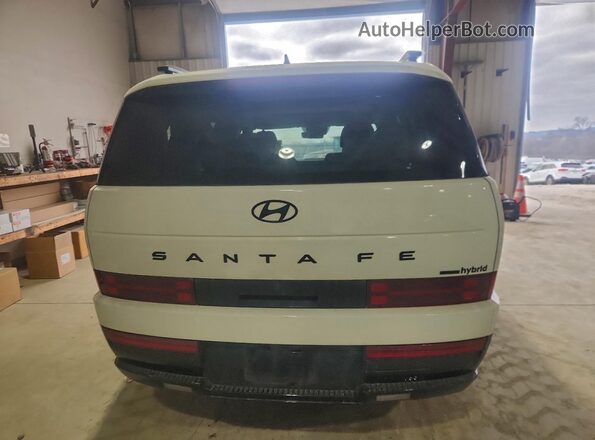 5NMP5DG19SH046287 2025 HYUNDAI SANTA FE CALLIGRAPHY White Вид ззаду