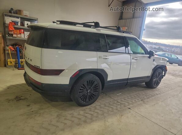 5NMP5DG19SH046287 2025 HYUNDAI SANTA FE CALLIGRAPHY White Задня права чверть