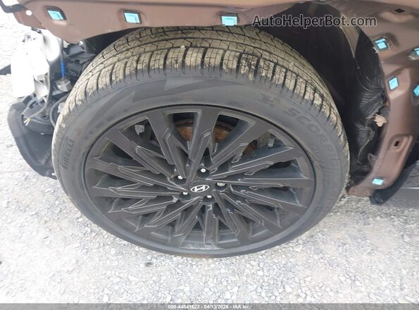 5NMP5DGL1RH045579 2024 HYUNDAI SANTA FE CALLIGRAPHY Коричневый Вид панели приборов