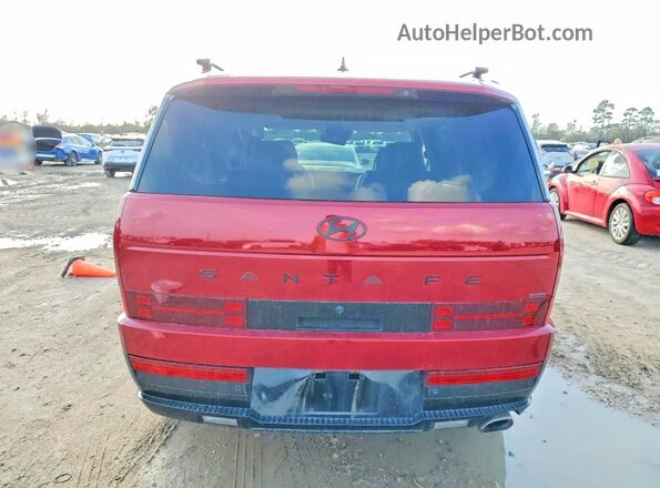 5NMP5DGL7RH028043 2024 HYUNDAI SANTA FE CALLIGRAPHY Красный Вид сзади
