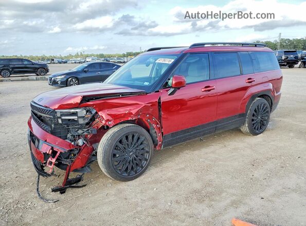5NMP5DGL7RH028043 2024 HYUNDAI SANTA FE CALLIGRAPHY Красный Передняя левая четверть