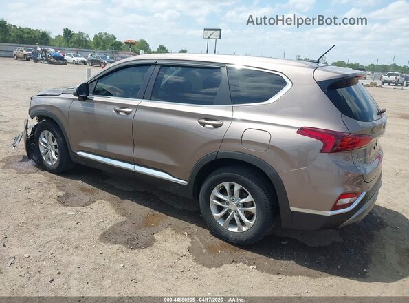 5NMS23AD2KH083584 2019 HYUNDAI SANTA FE Gray Rear left