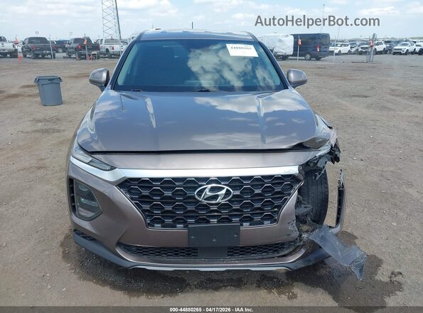 5NMS23AD2KH083584 2019 HYUNDAI SANTA FE Gray Instrument cluster view