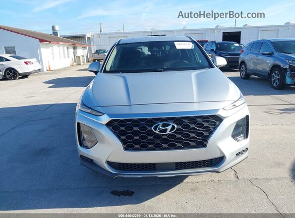 5NMS23AD7KH080485 2019 HYUNDAI SANTA FE Silver Вид щитка приладів