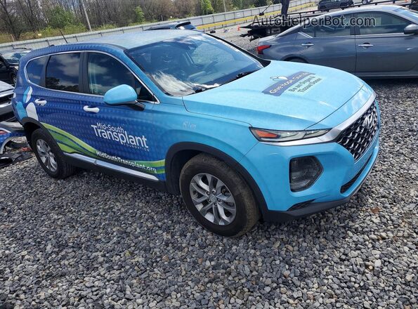 5NMS2CAD2KH135425 2019 HYUNDAI SANTA Белый Передняя правая четверть
