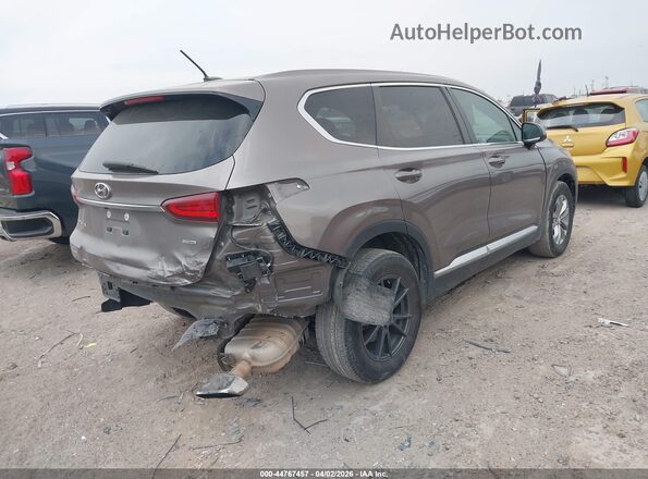 5NMS2CAD3KH078734 2019 HYUNDAI SANTA FE Коричневый Задняя правая четверть