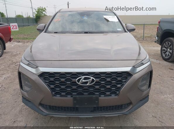 5NMS2CAD3KH078734 2019 HYUNDAI SANTA FE Коричневый Вид задней части салона