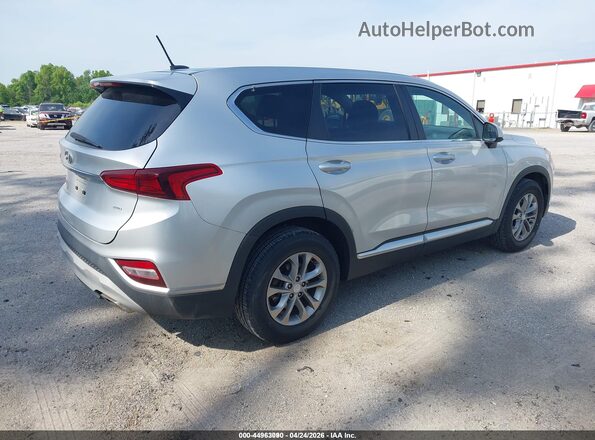 5NMS2CAD3KH136535 2019 HYUNDAI SANTA FE Silver Задня права чверть